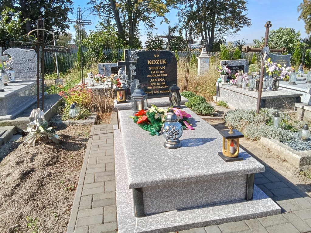 Grób Janina Kozik