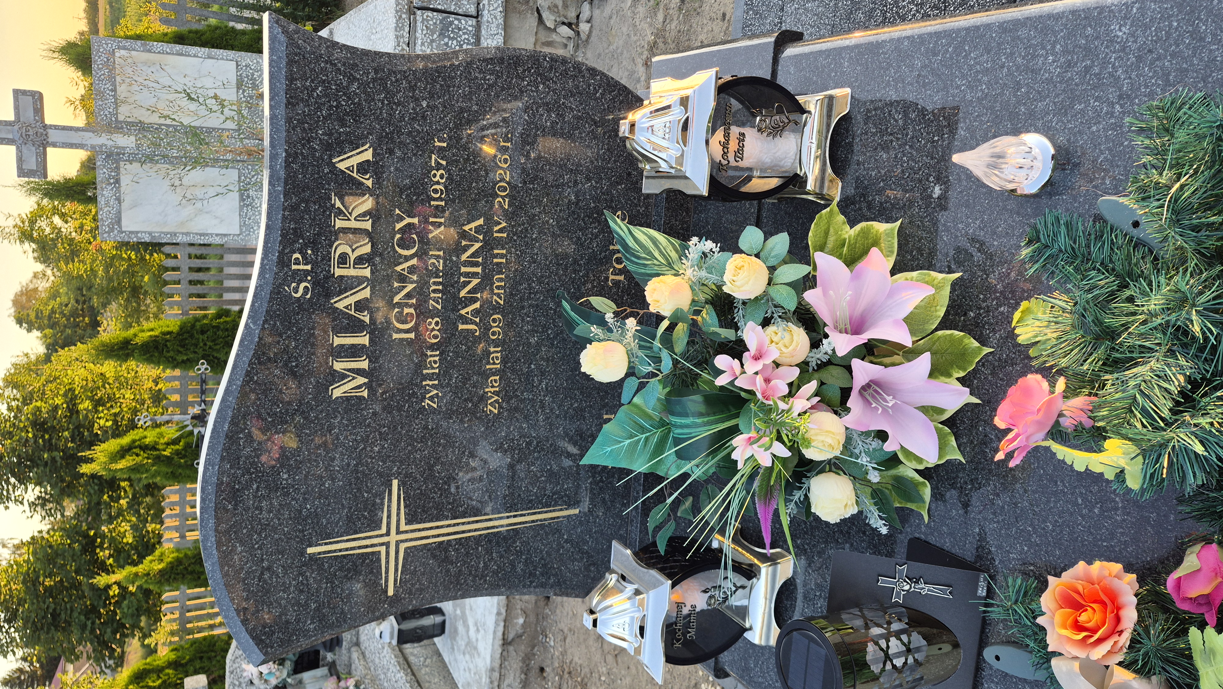 Grób Janina Miarka